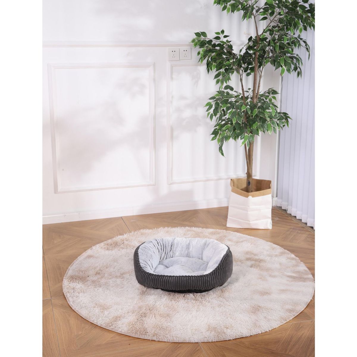 PETIZOOS - Cama Redonda 55x45x17cm Surtido