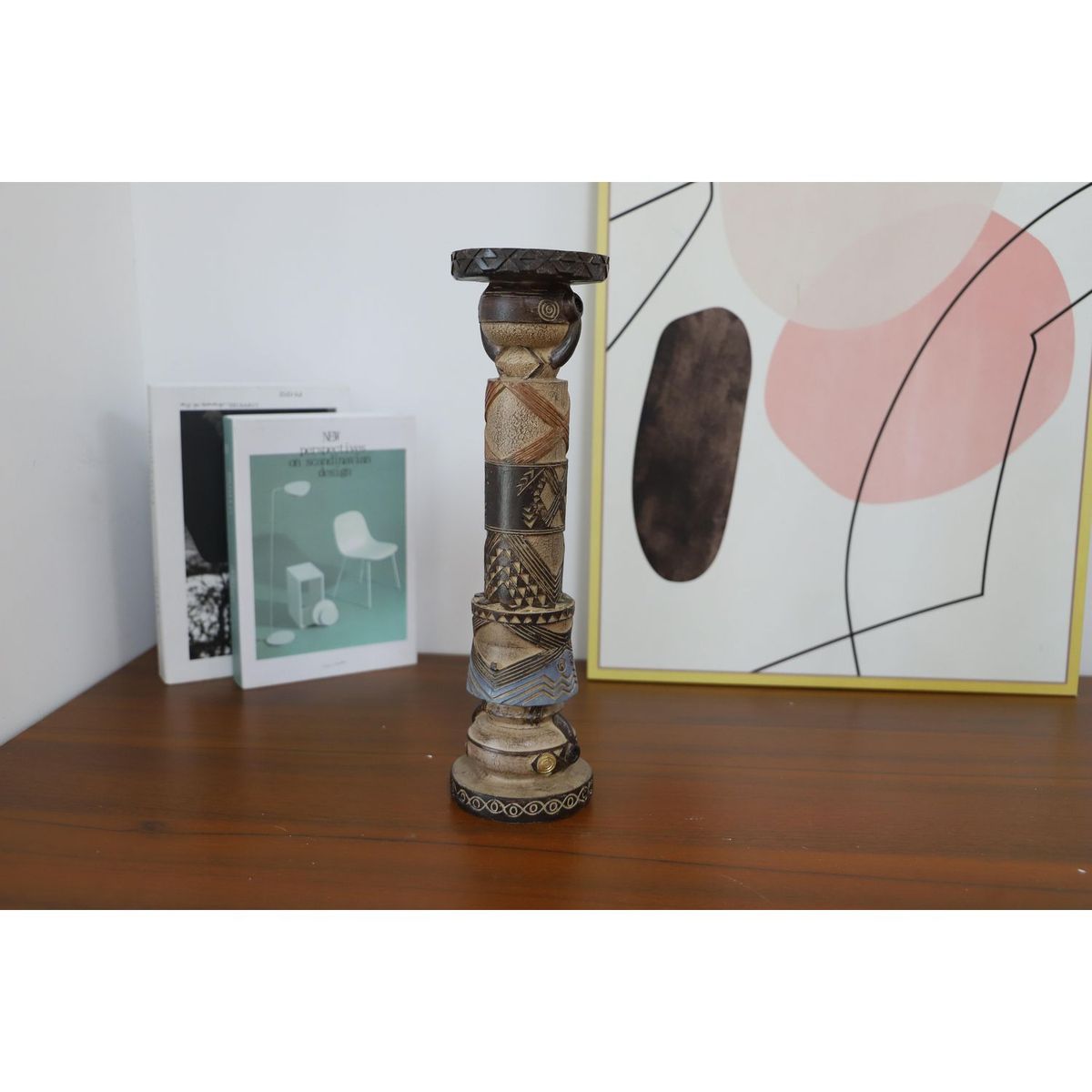 JUST HOME COLLECTION - Figura Candelabro Afric 33cm