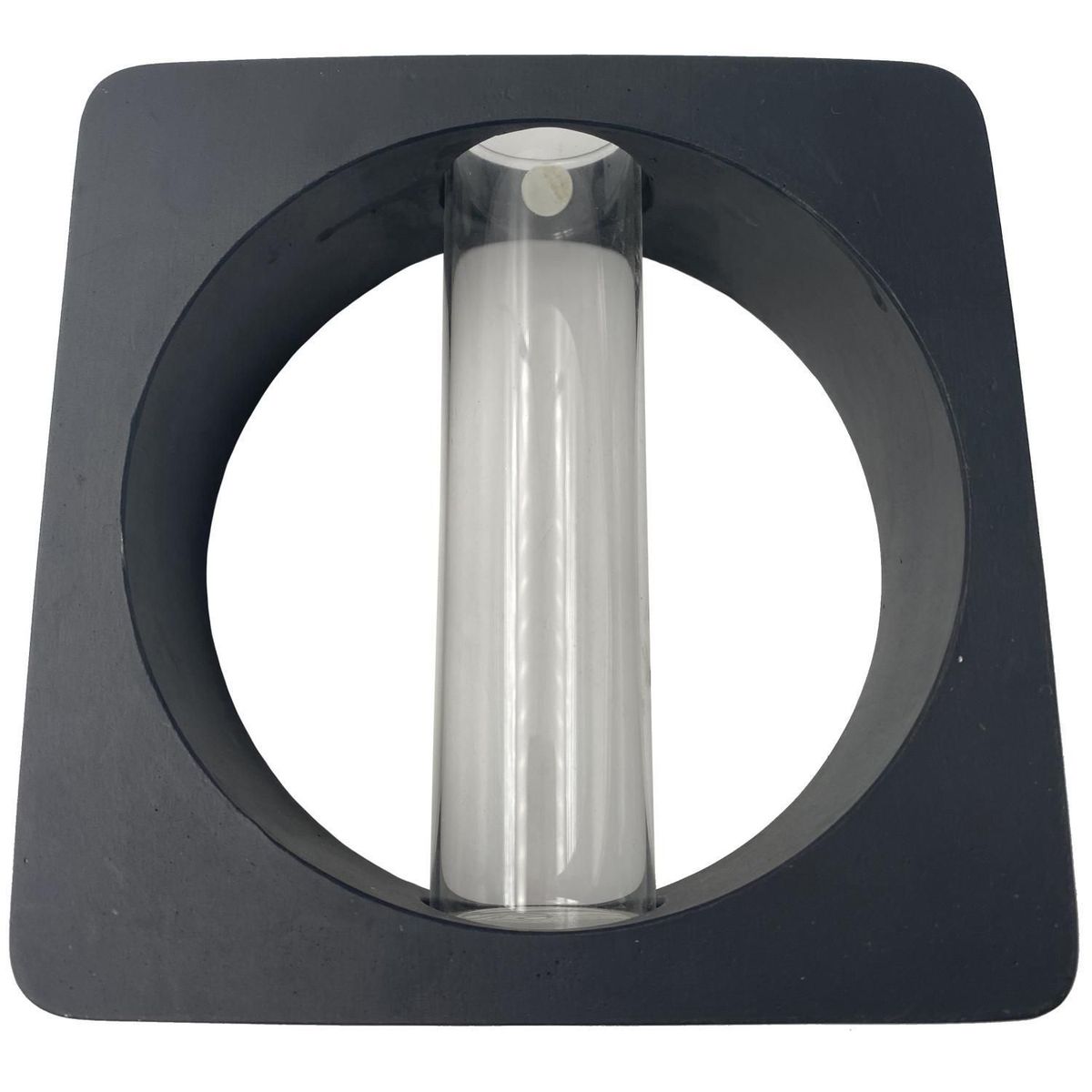 JUST HOME COLLECTION - Florero Tipo Huevo Gris 18cm