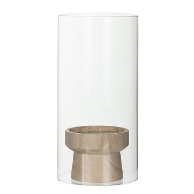 Portavela Cubierto Vidrio 24 cm