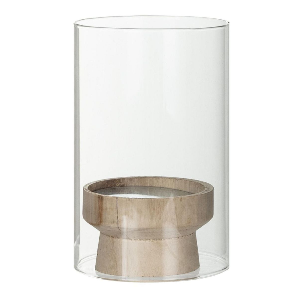 JUST HOME COLLECTION - Portavela Cubierto Vidrio 17 cm