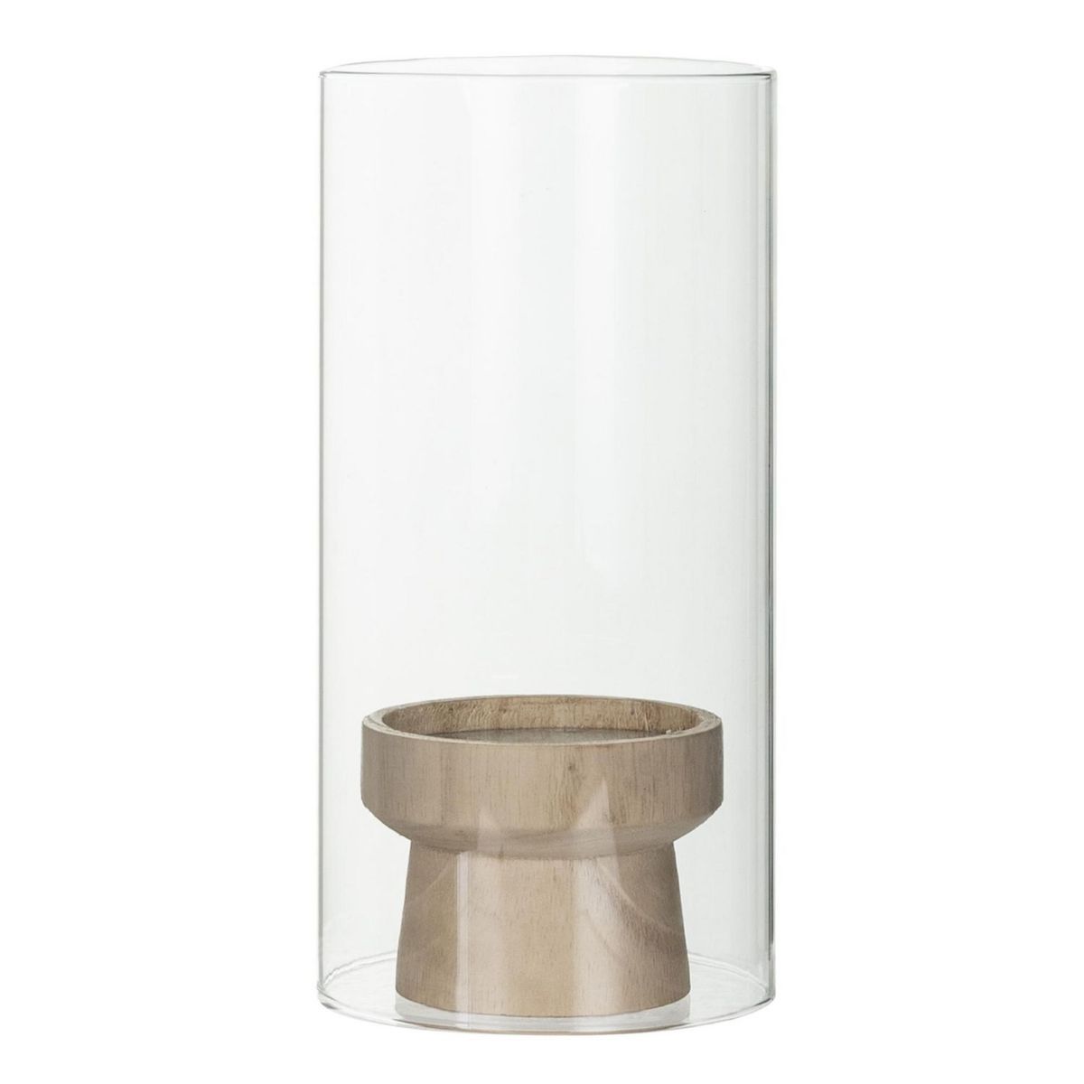 JUST HOME COLLECTION - Portavela Cubierto Vidrio 17 cm