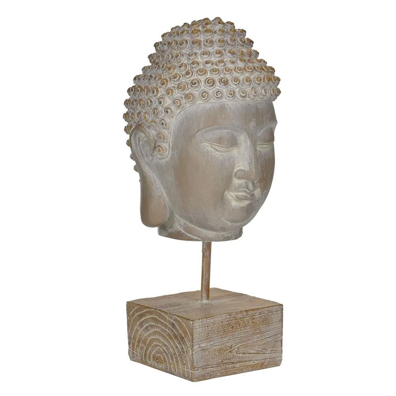 HOMY - Budha Cabeza Blanco 32  cm