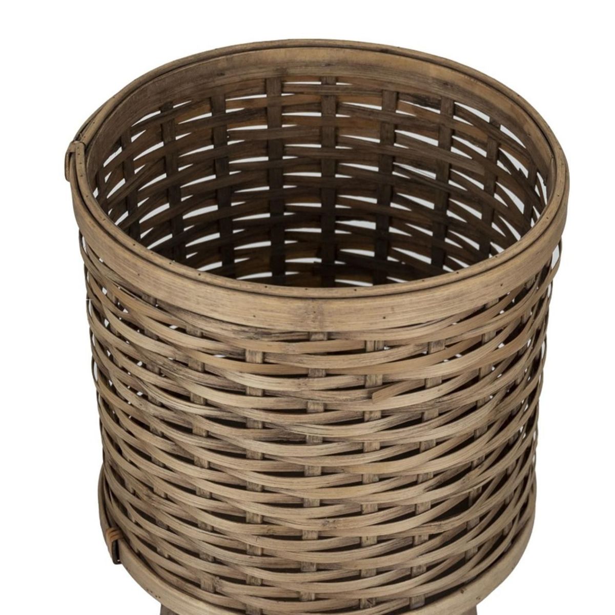 HOMY - Setx2 Macetas con Patas Bamboo