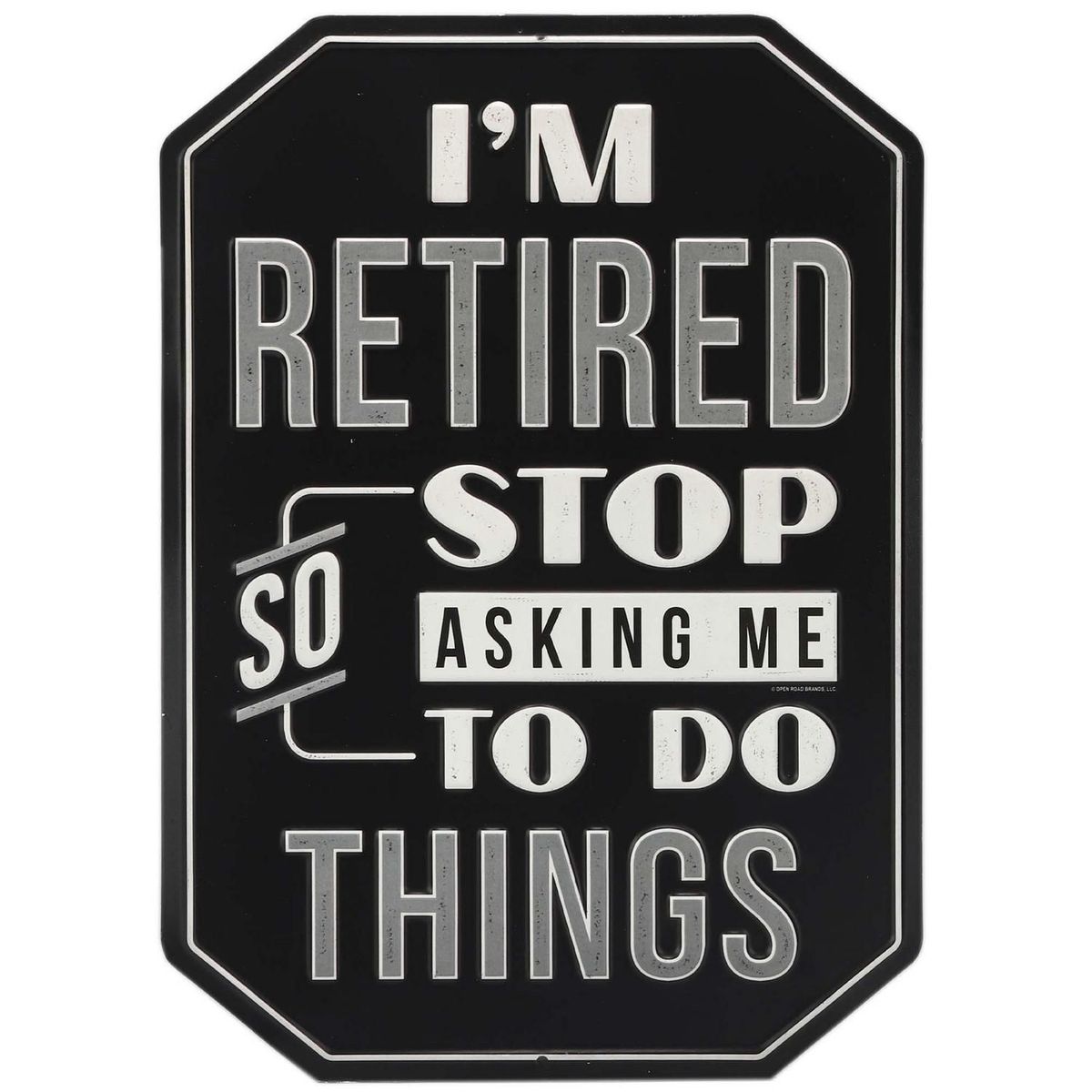 OPEN ROAD BRANDS - Lamina Metal Retired Stop