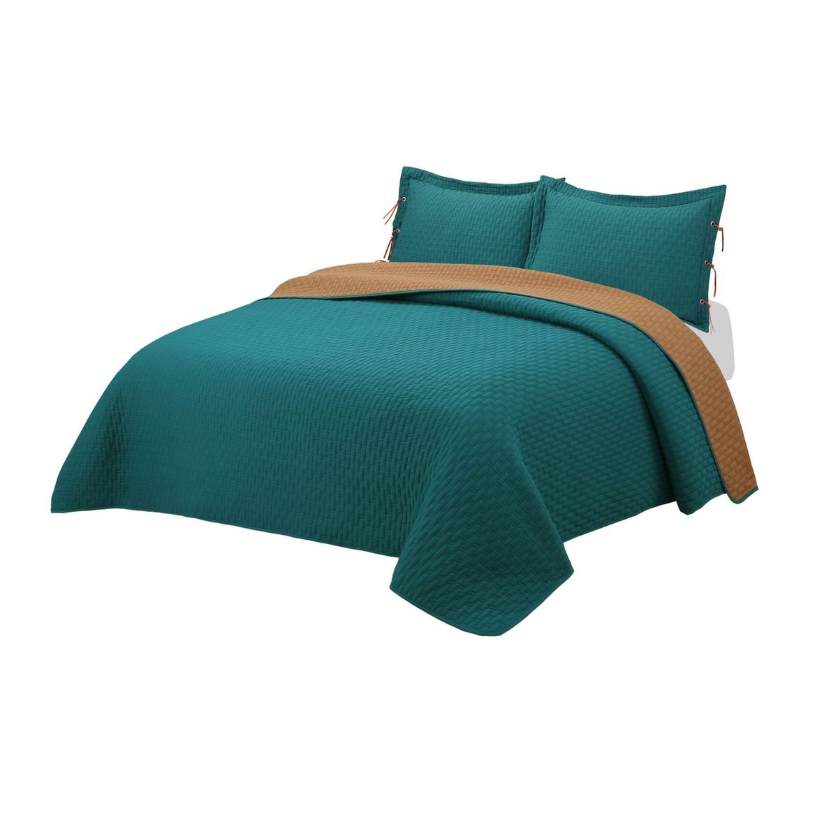 HOMY - Cubrecama Queen Industrial Azul