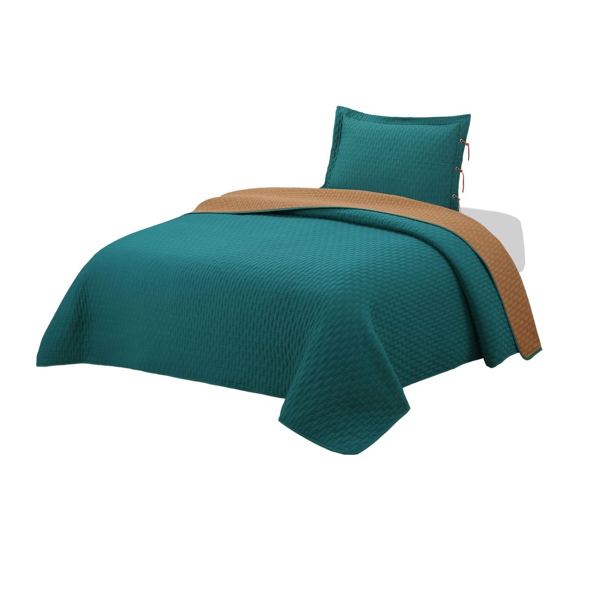 HOMY - Cubrecama Queen Industrial Azul