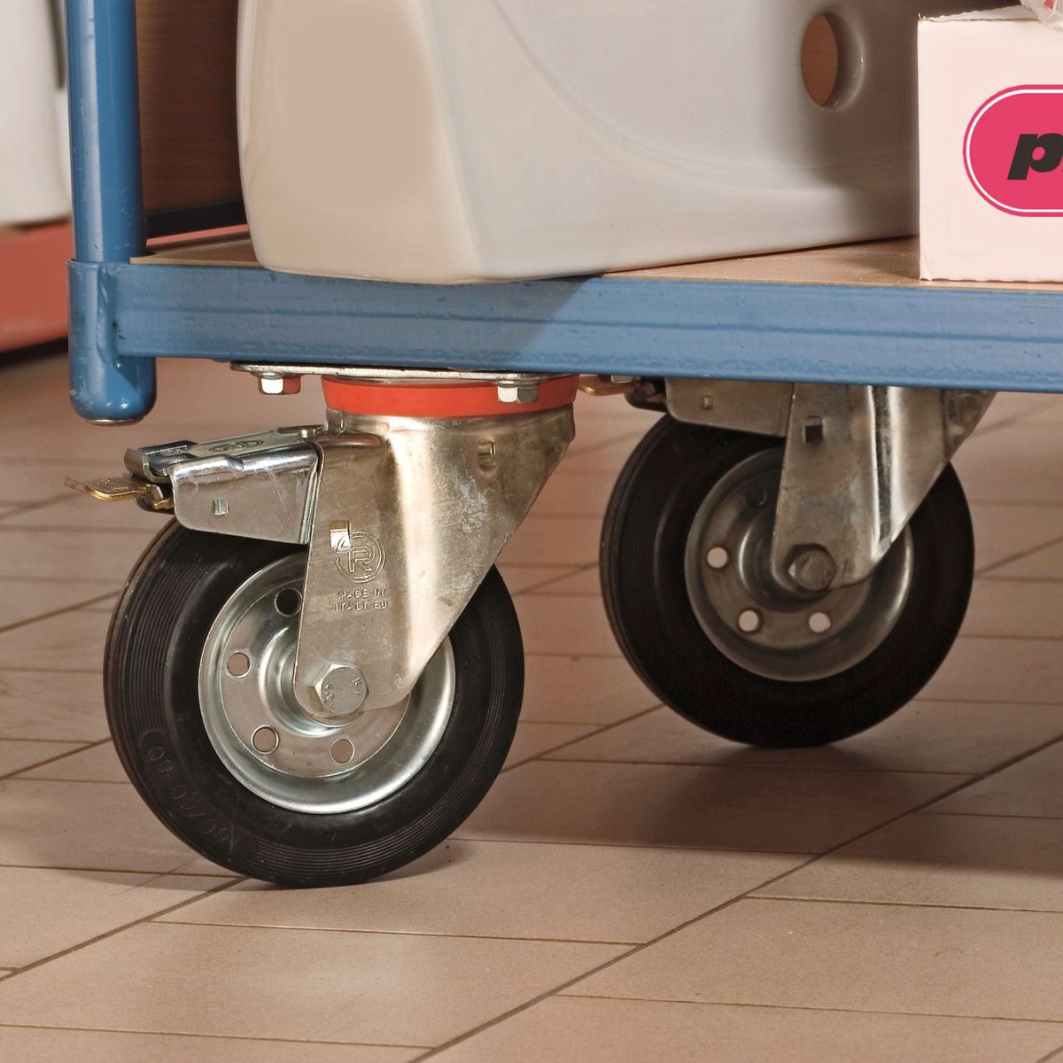 FIXSER - Rueda Giratoria con Freno 100 kg.