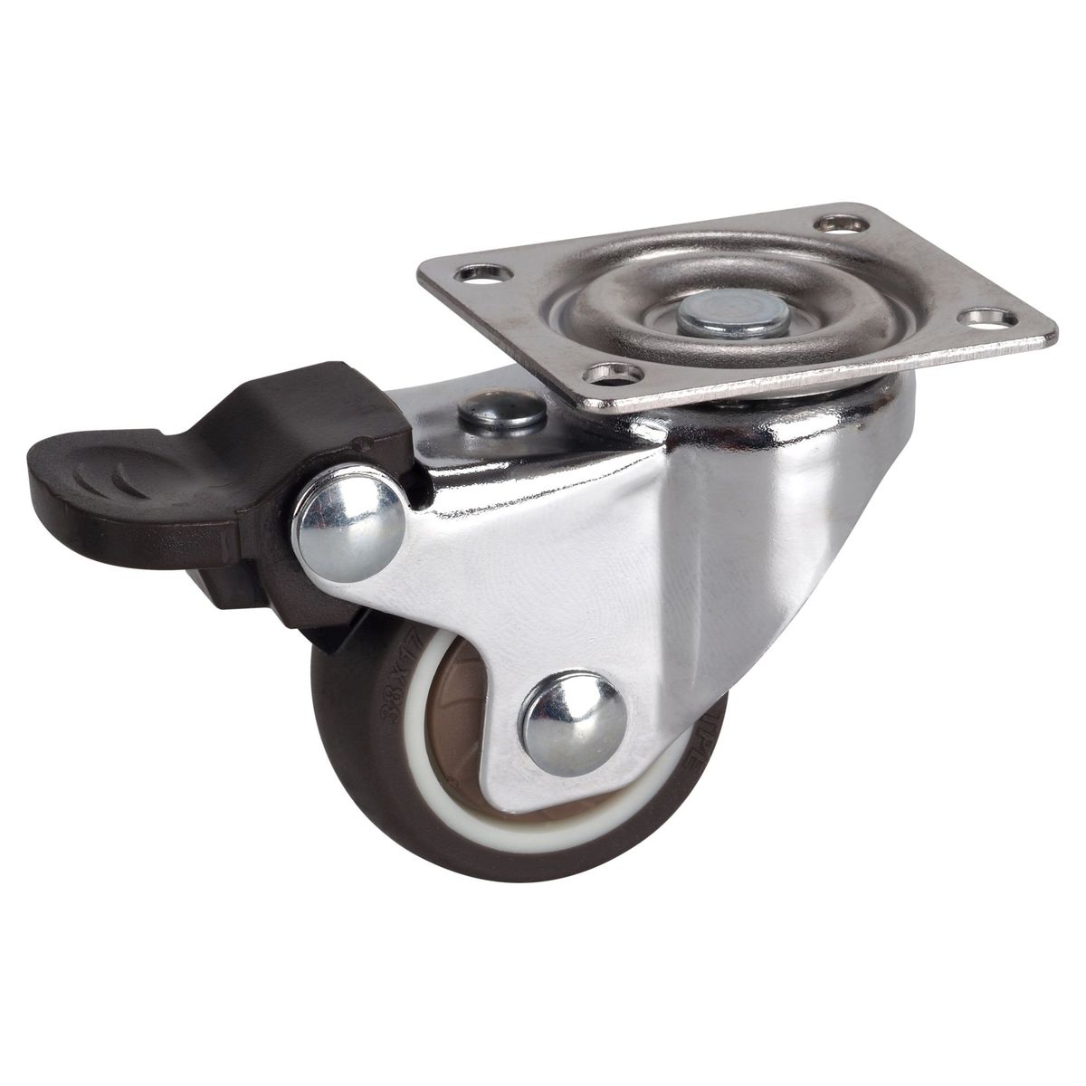 FIXSER - Rueda Giratoria con Freno 30 kg.