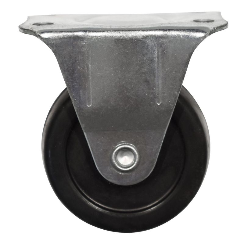 FIXSER - Rueda Fija  2" Negro 25Kg