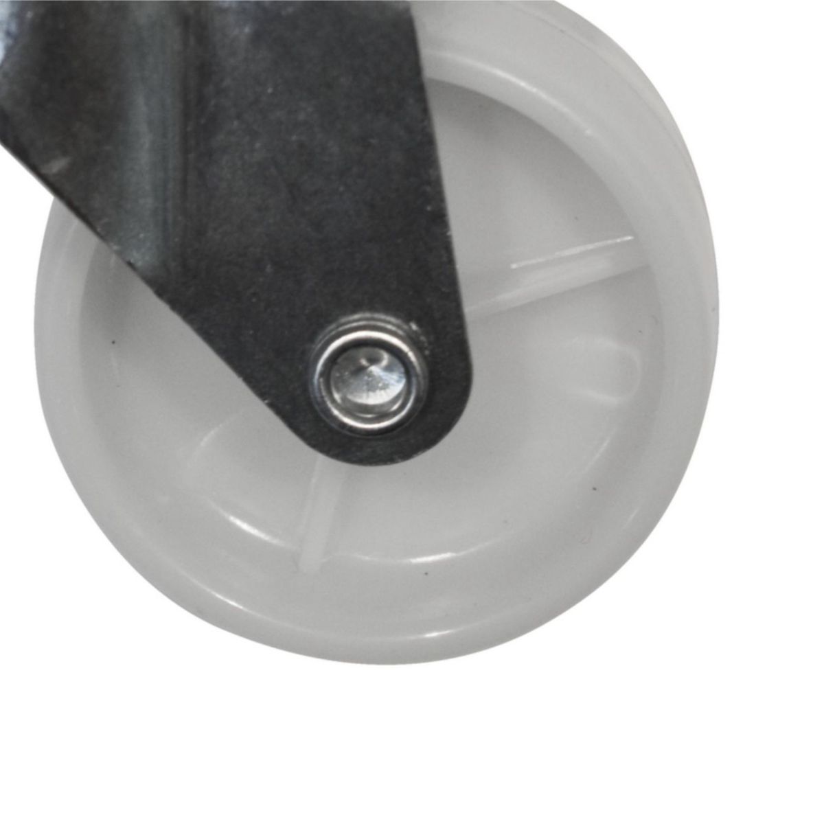 FIXSER - Rueda Giratoria Galvanizado con Blanco 1 1/2" 25Kg