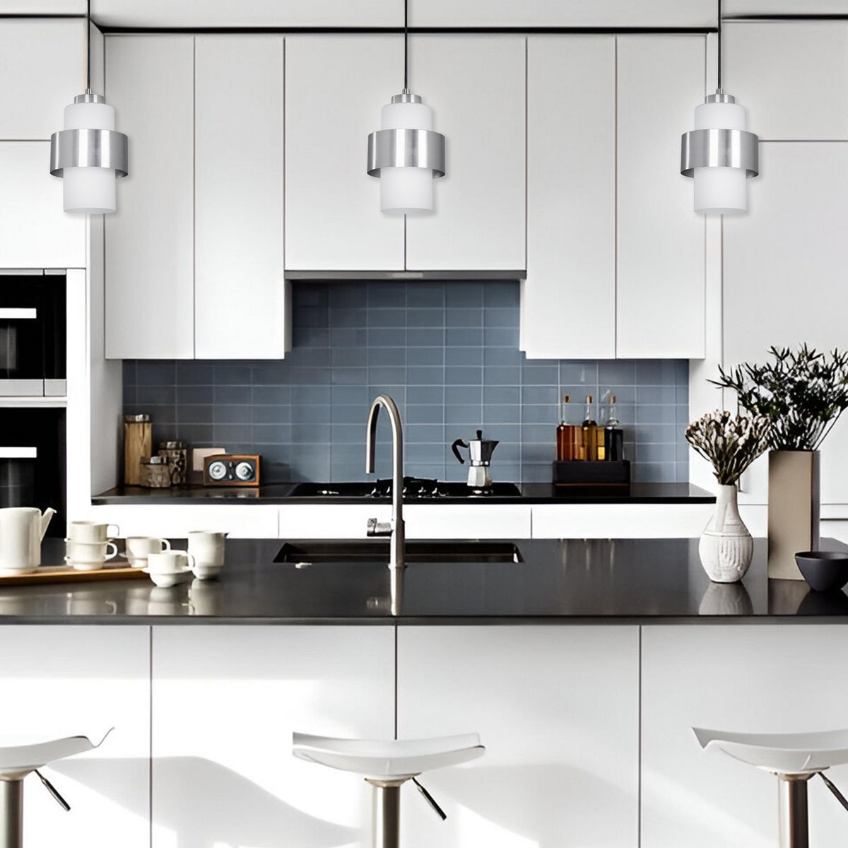 JUST HOME COLLECTION - Lámpara Colgante Naples Gris