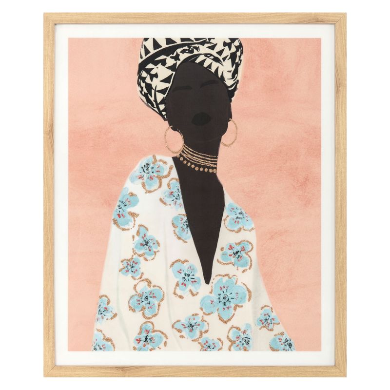 HOMY - Cuadro Cuadro Africana Pastel2 52X62