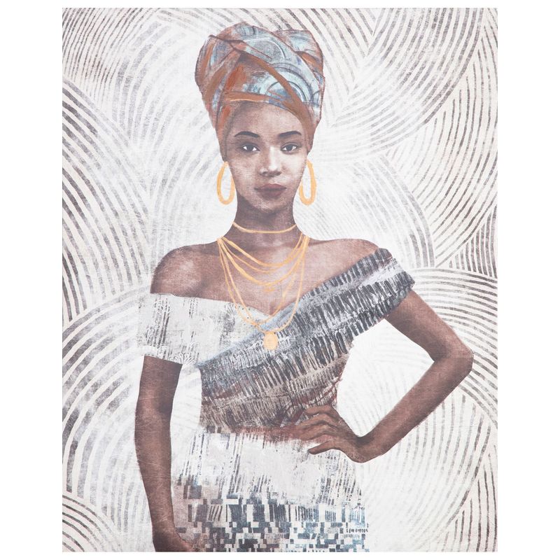 HOMY - Cuadro Canvas Africana Body 80X100 CM