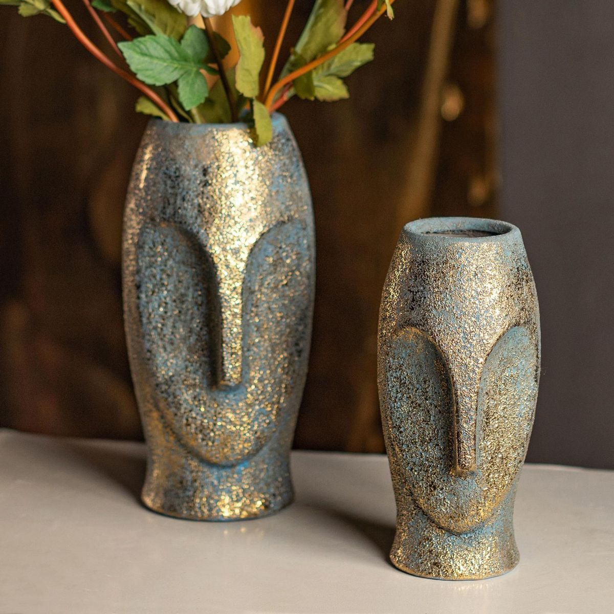 JUST HOME COLLECTION - Florero Cara Bicolor 21cm