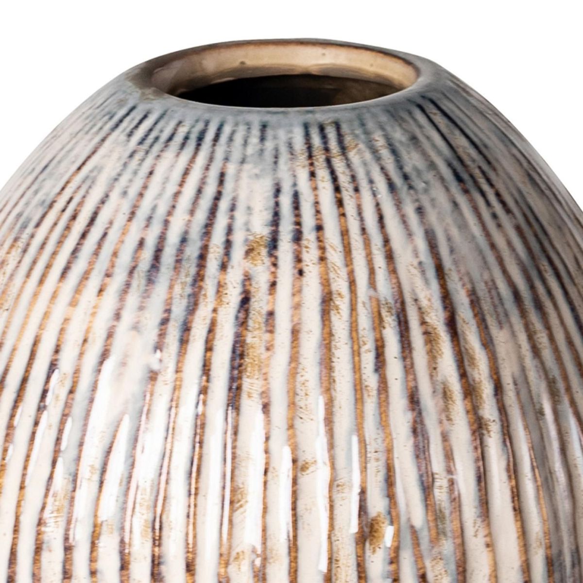 JUST HOME COLLECTION - Florero Samui Ancho 18x17cm