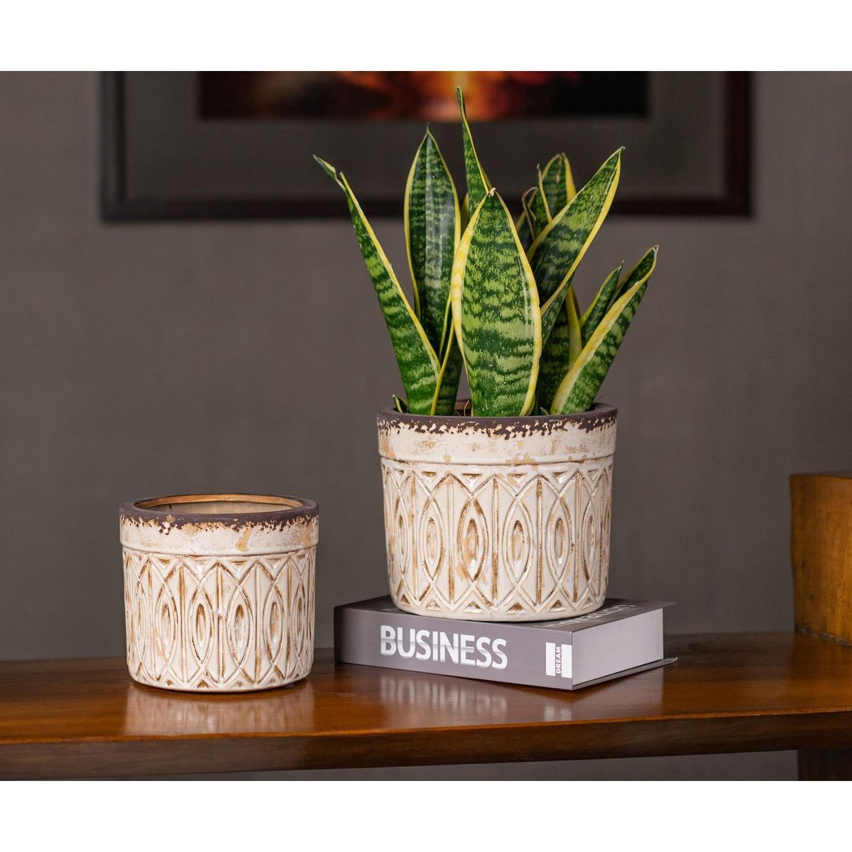 JUST HOME COLLECTION - Maceta Samui 15x13cm