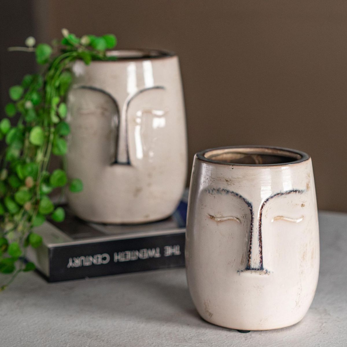 JUST HOME COLLECTION - Jarrón Inti 15x18 cm