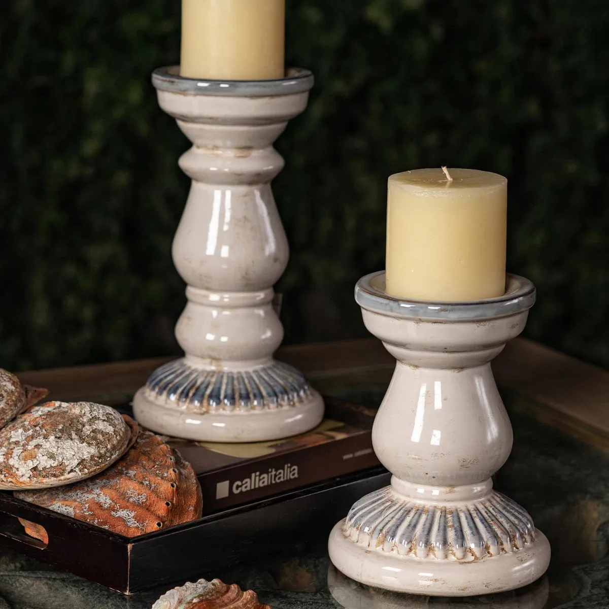 JUST HOME COLLECTION - Candelabro Vela Samui 26cm