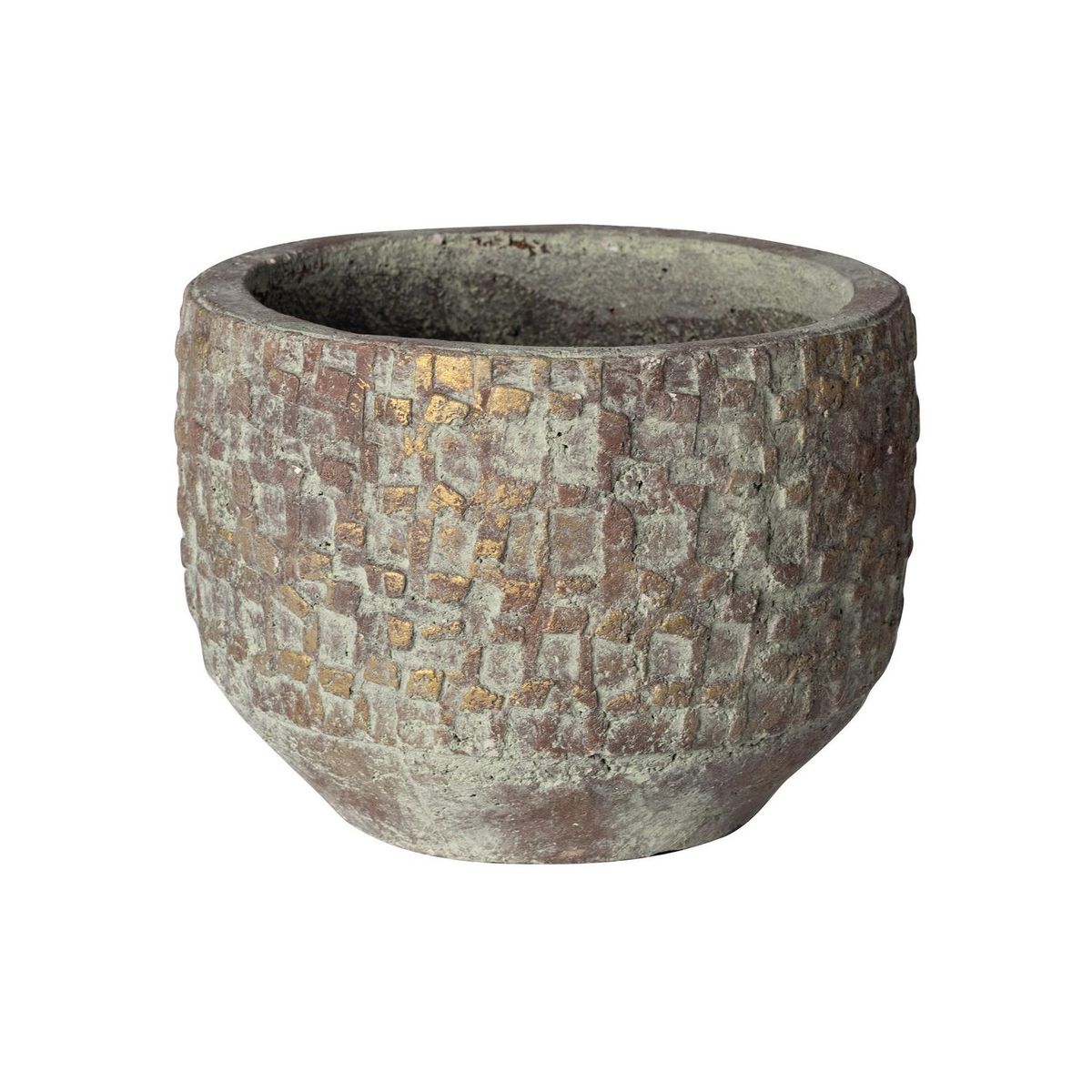 JUST HOME COLLECTION - Maceta Tipo Cemento 22x16cm