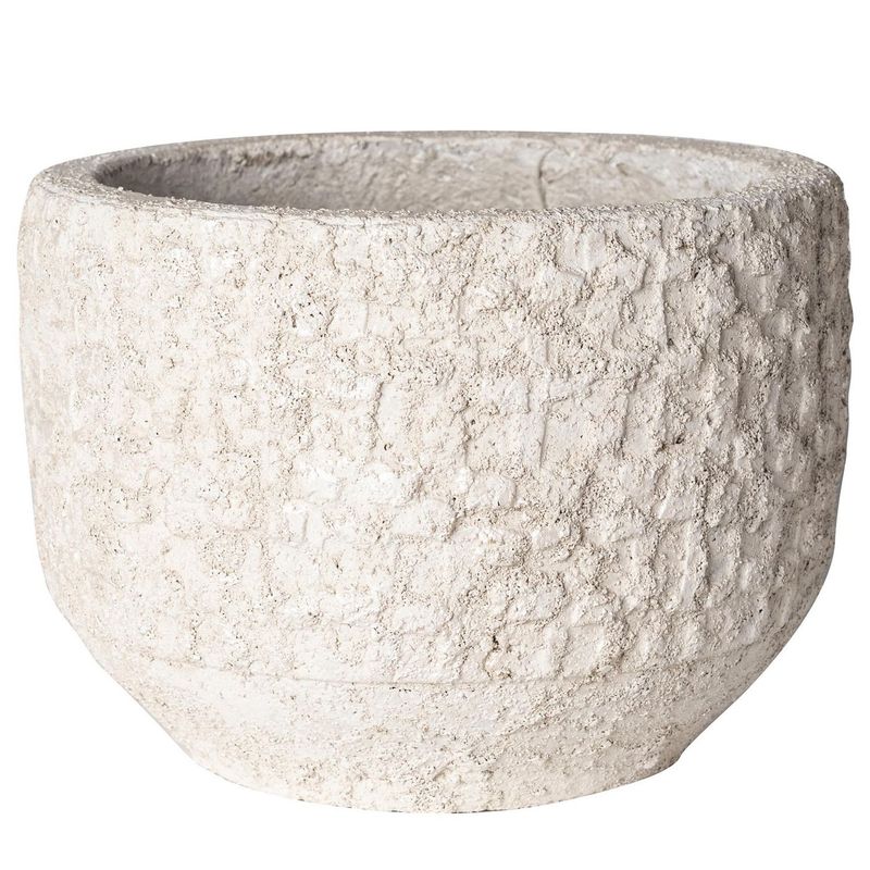 JUST HOME COLLECTION - Maceta Blanca 22x16cm