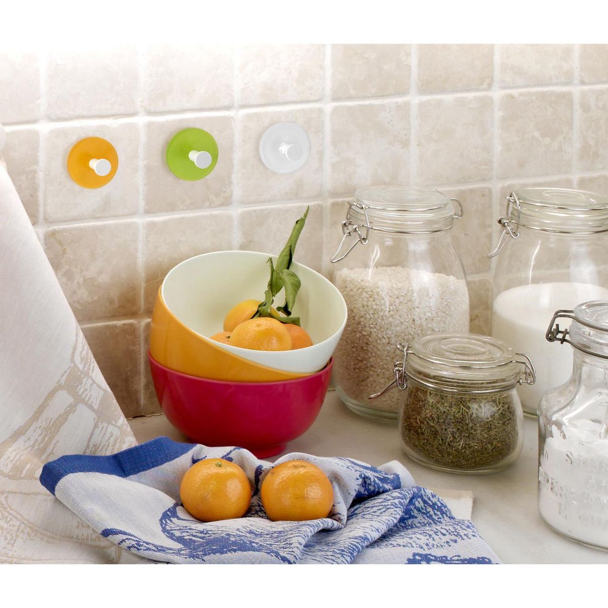 INOFIX - Colgador Adhesivo Circular V