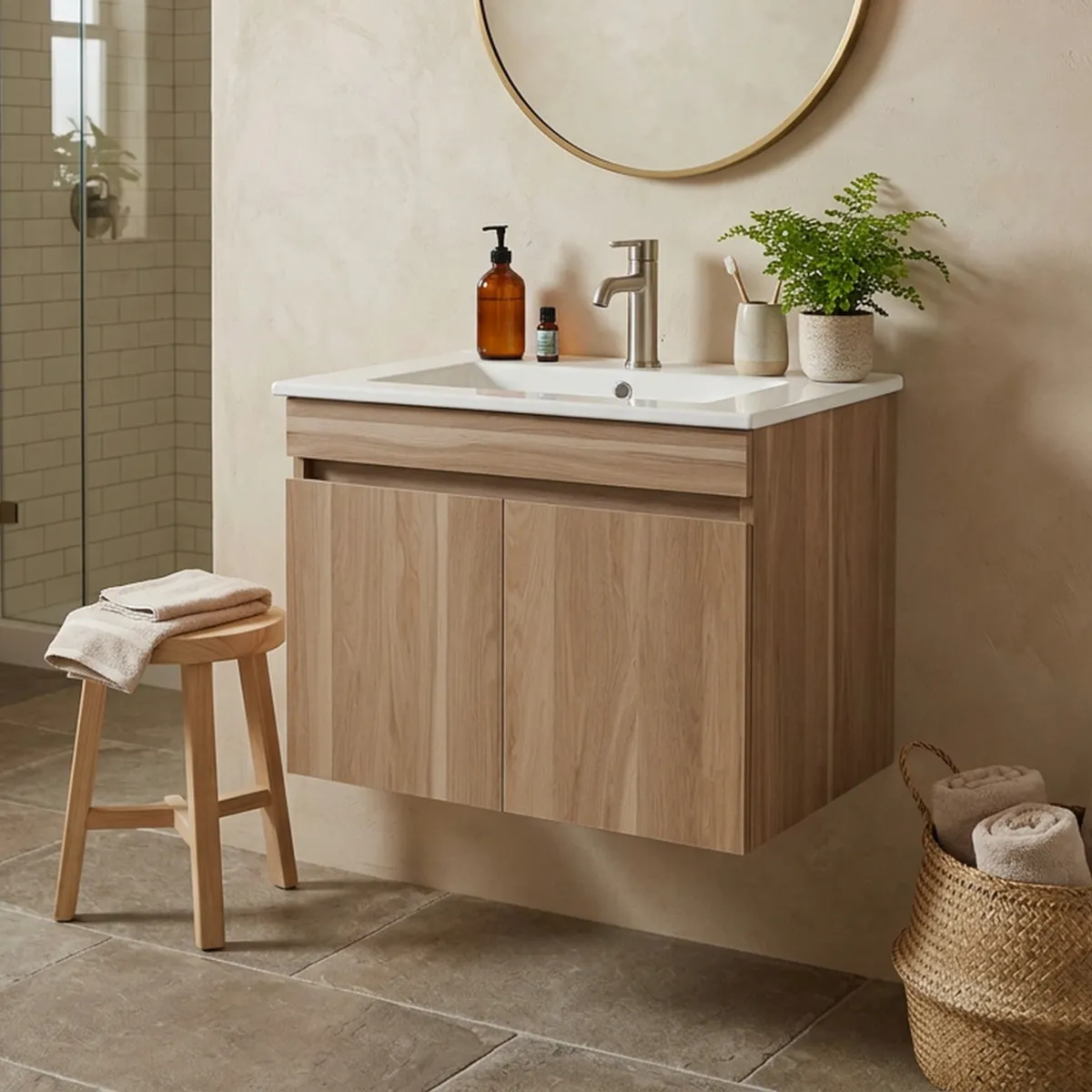 SENSI DACQUA - Mueble de Baño Miel 47x61.5x47cm
