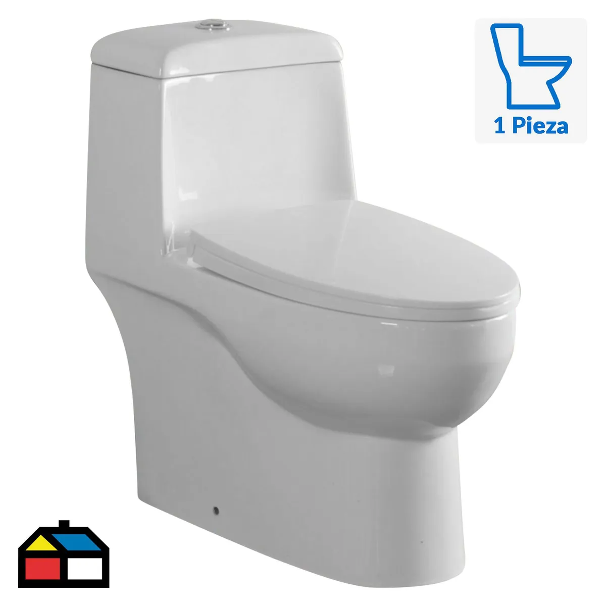 SENSI DACQUA - WC Inodoro One Piece Bari Blanco Loza