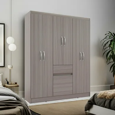 Ropero 6 Puertas 1 Cajones 1 Zapatera