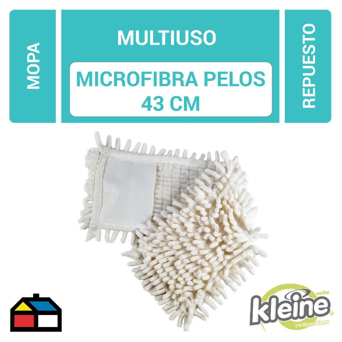 KLEINE WOLKE - Repuesto Mopa Microfibra 43x14 cm