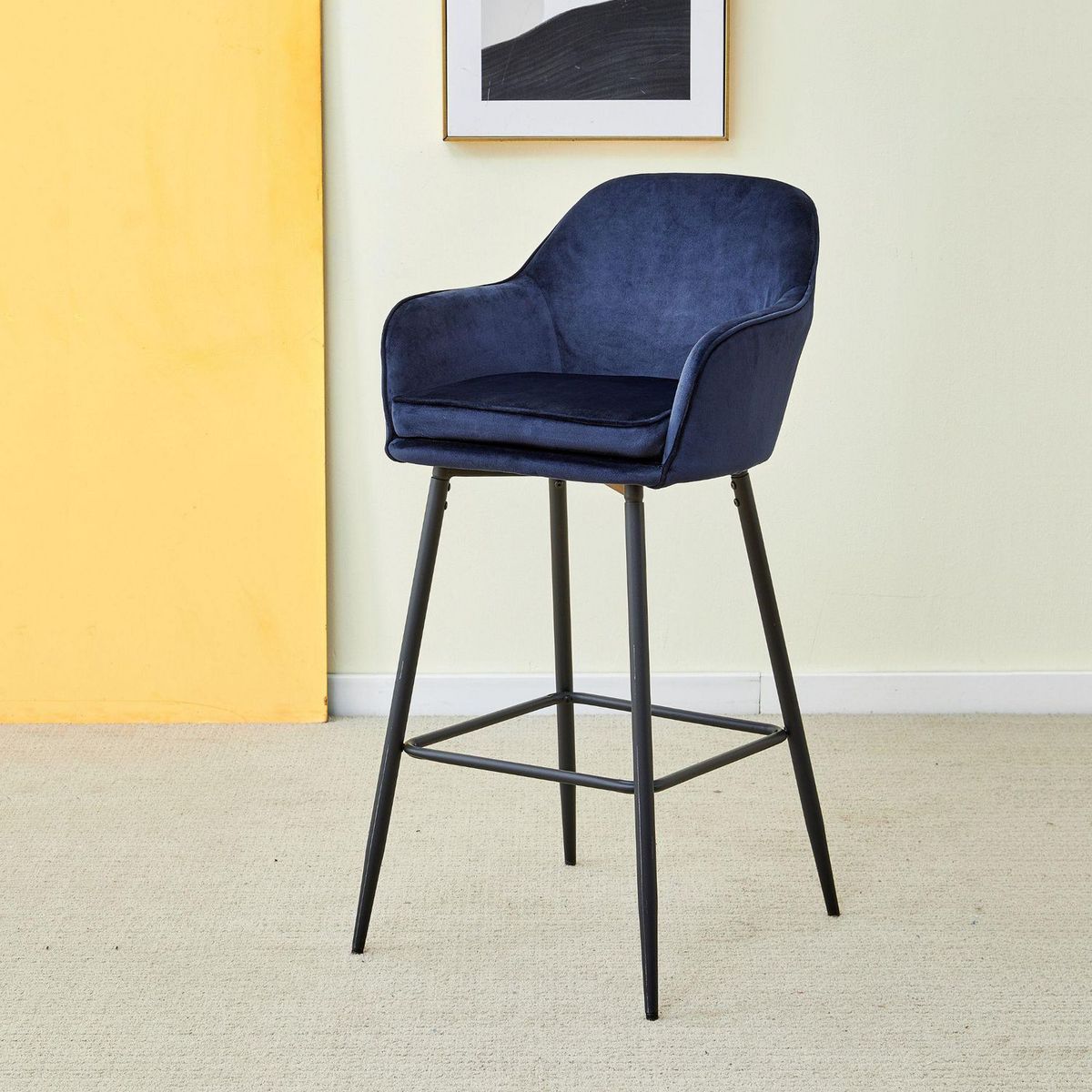 JUST HOME COLLECTION - Silla Bar Gutek Azul