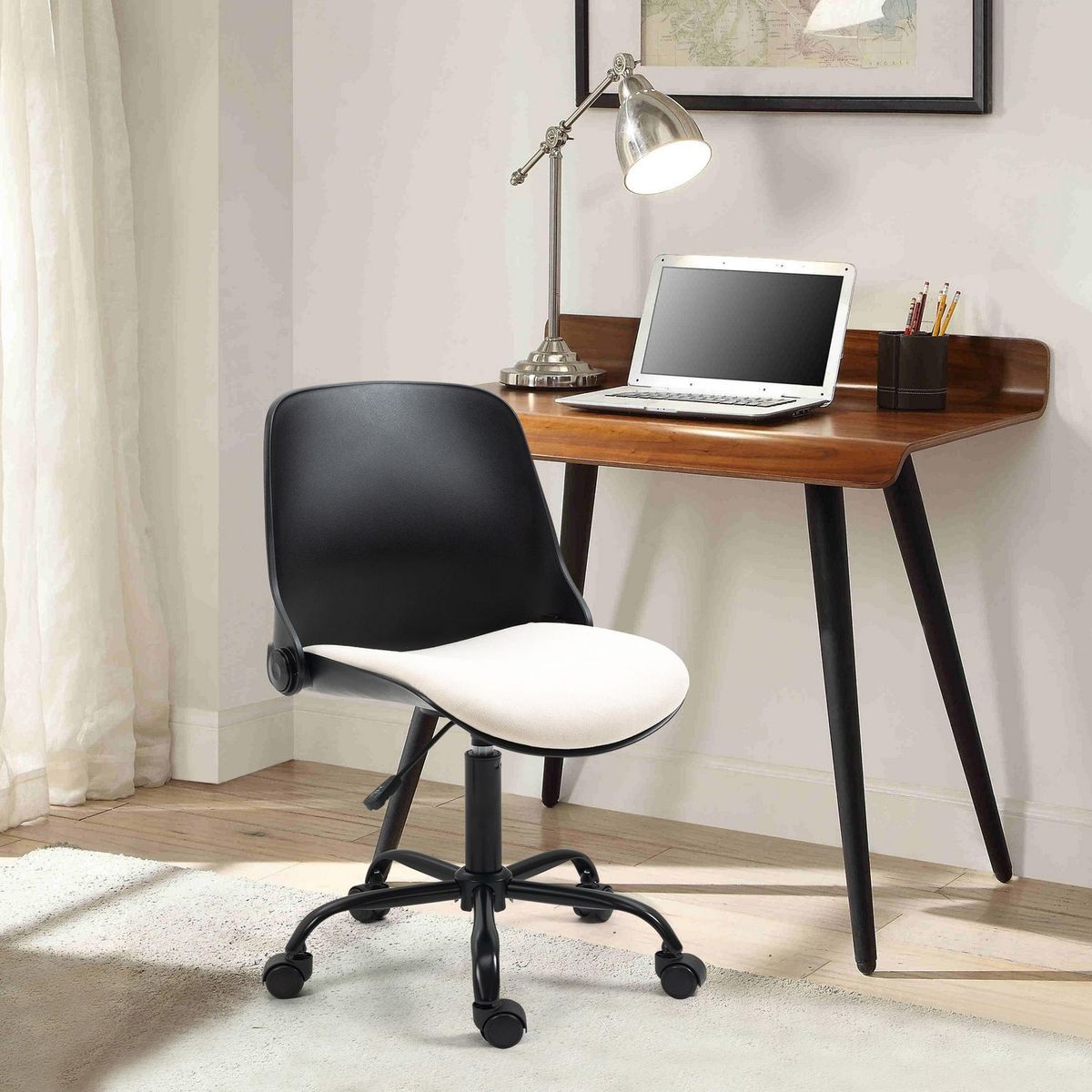 Silla de Escritorio plegable Addove, marca JUST HOME COLLECTION - Foto 2
