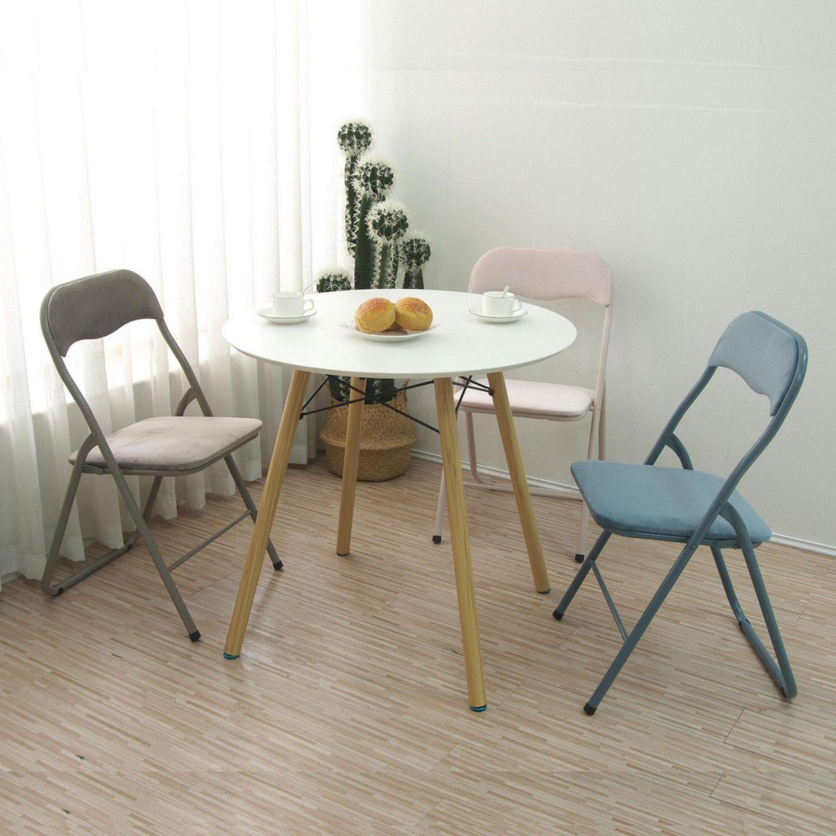 JUST HOME COLLECTION - Silla Plegable Colores Surtidos