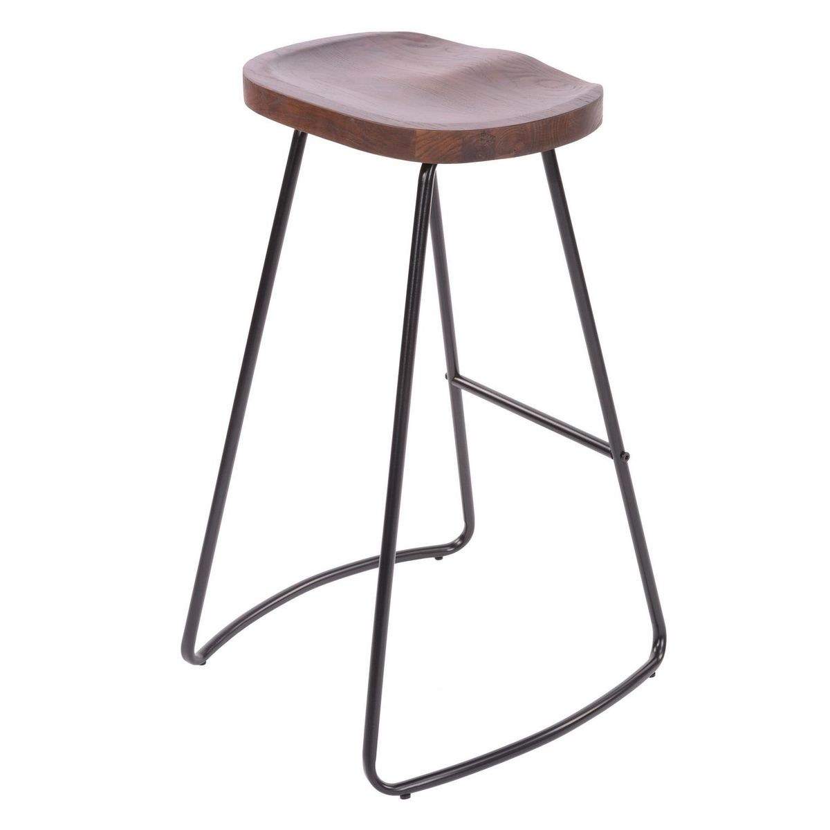 JUST HOME COLLECTION - Silla Bar madera Managa Café