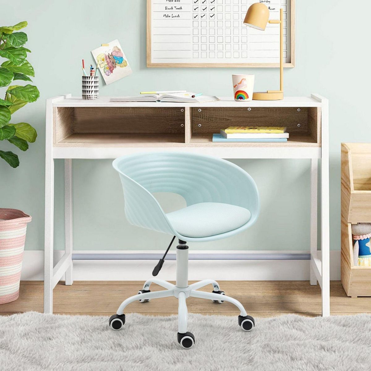 JUST HOME COLLECTION - Silla de Escritorio Brigitte Celeste