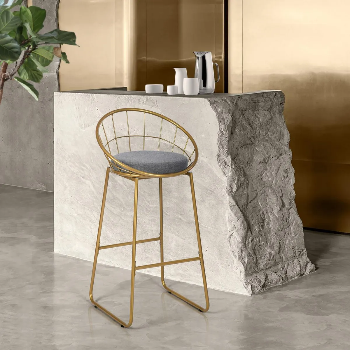 JUST HOME COLLECTION - Silla Bar Kolton
