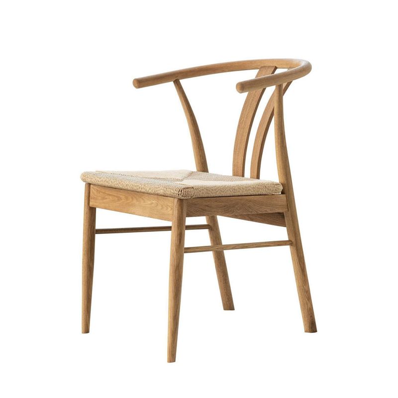 JUST HOME COLLECTION - Silla de Comedor Asento Tejido
