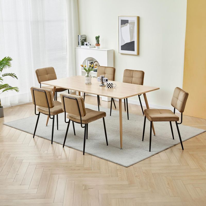 JUST HOME COLLECTION - Juego de Comedor 6 Sillas Karomi