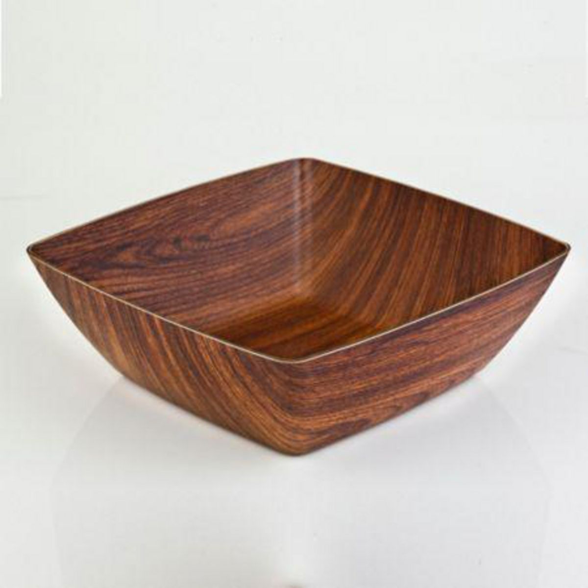 JUST HOME COLLECTION - Bowl Cuadrado 29cm efecto madera