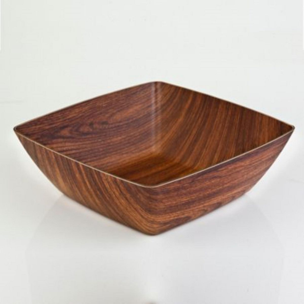 JUST HOME COLLECTION - Bowl Cuadrado 29cm efecto madera