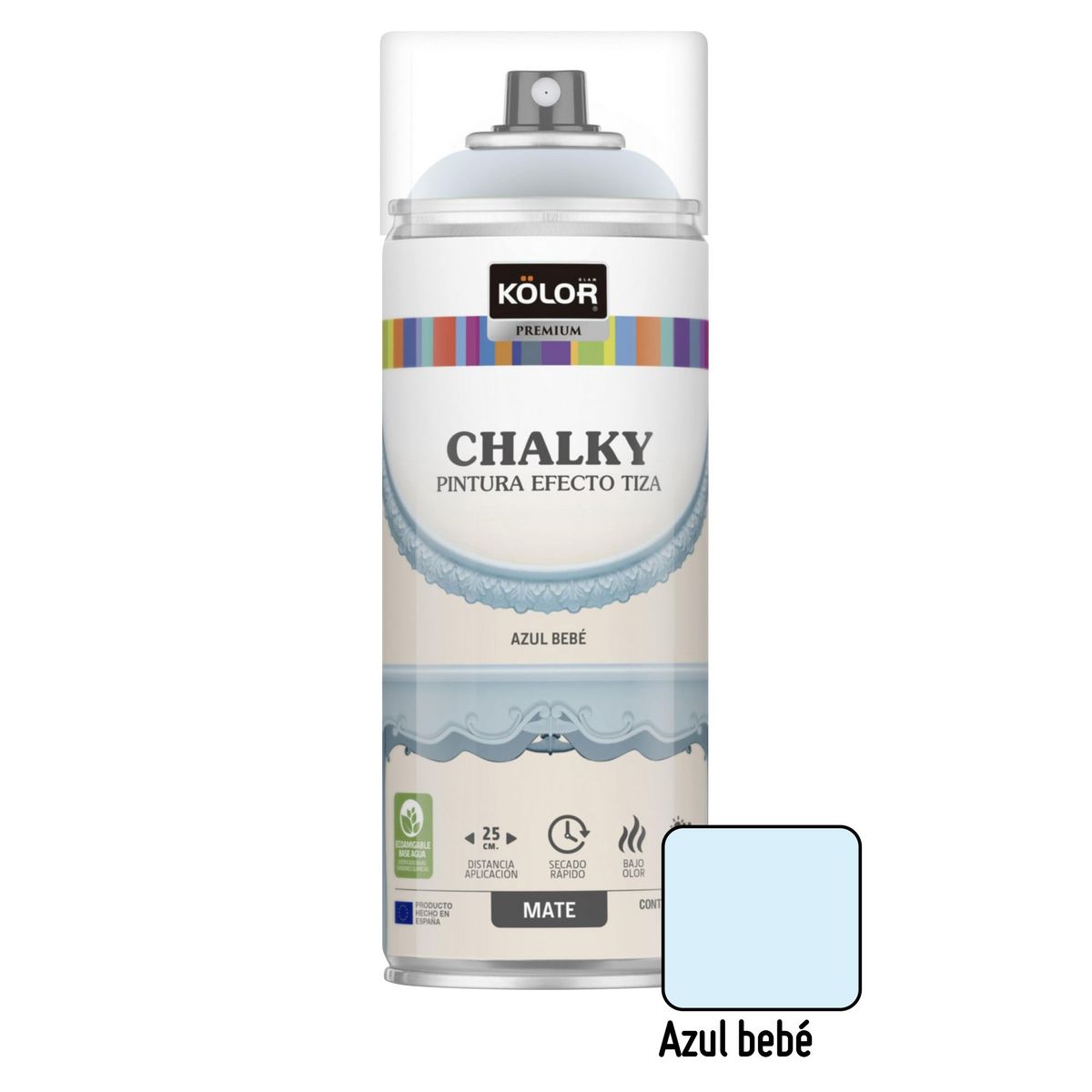 KOLOR - Kolor Chalky Spray Azul Bebé 400ml