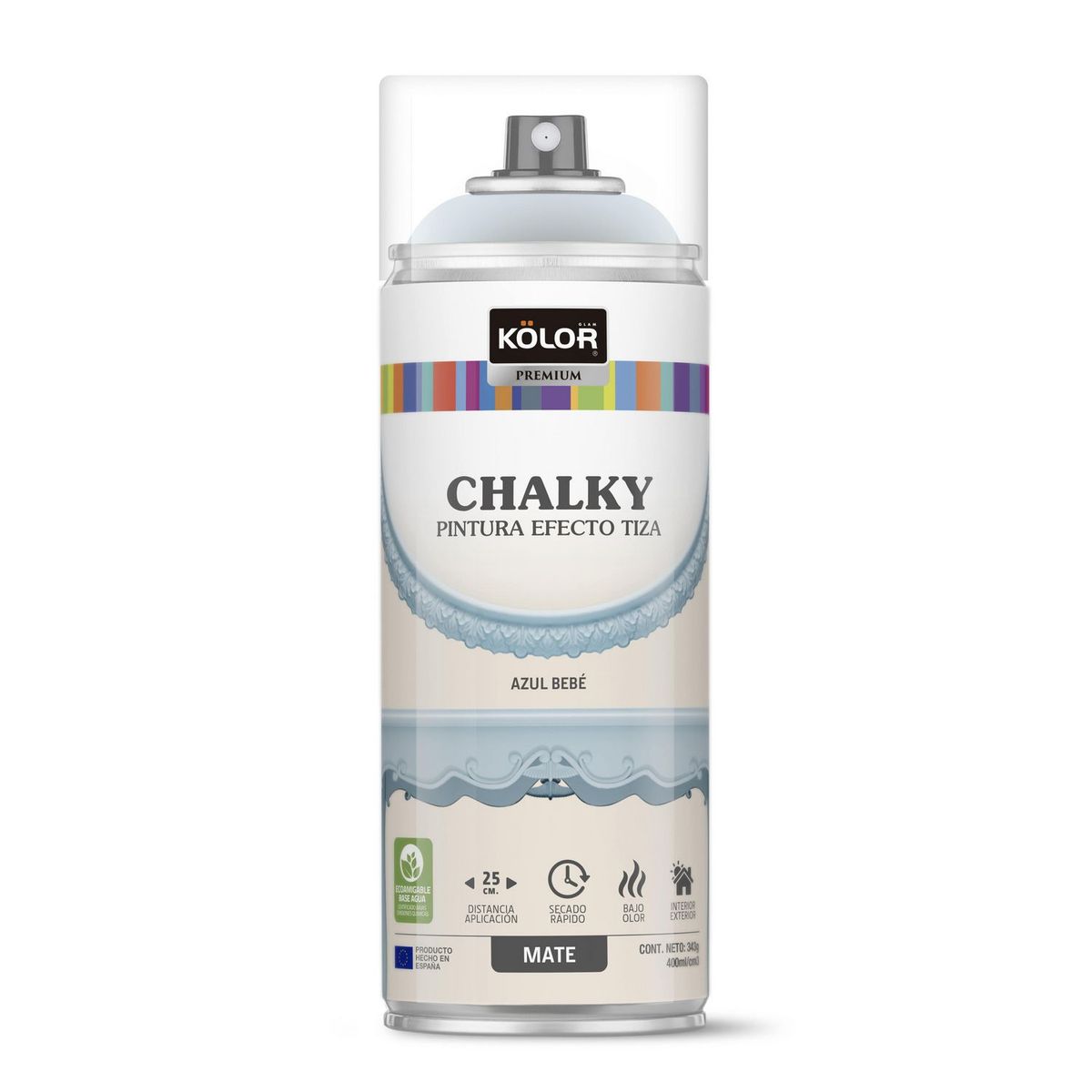 KOLOR - Kolor Chalky Spray Azul Bebé 400ml