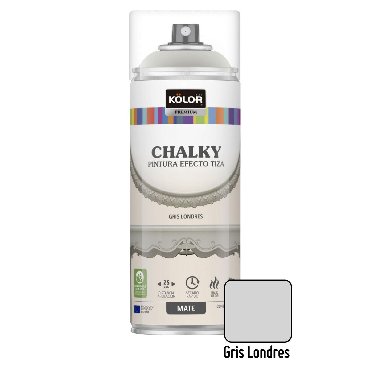 KOLOR - Kolor Chalky Spray Gris Londres 400ml
