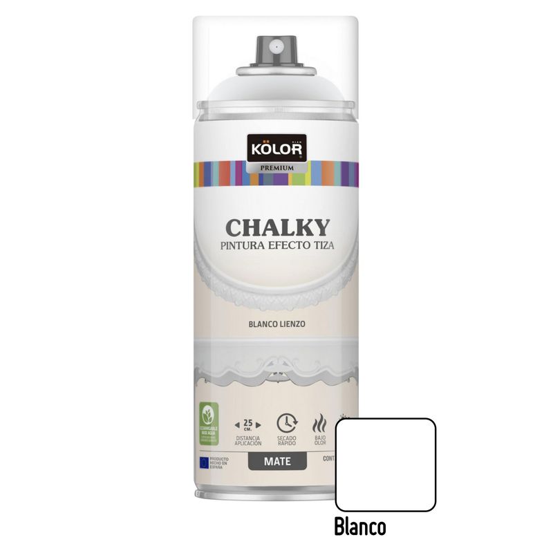 KOLOR - Kolor Chalky Spray Blanco Lienzo 400Ml