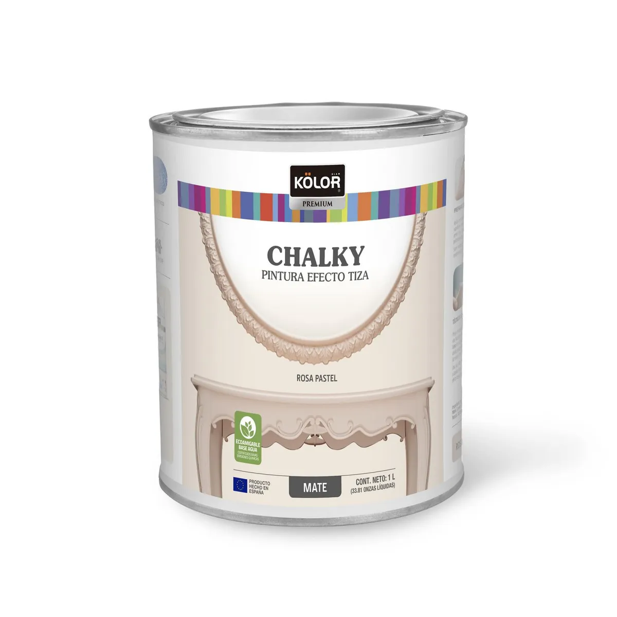 KOLOR - Kolor Chalky Brush Rosa Pastel 1L