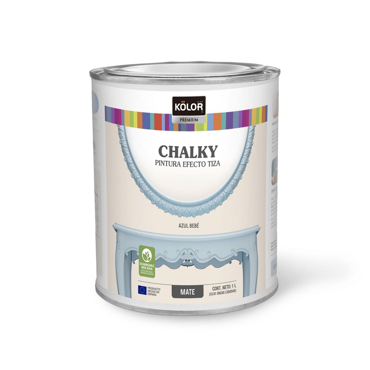 KOLOR - Kolor Chalky Brush Azul Bebé 1L