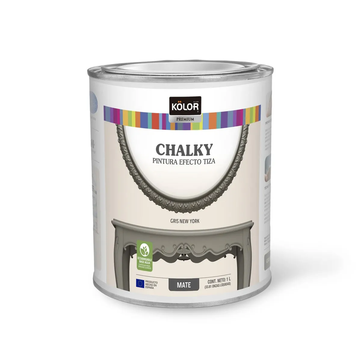 KOLOR - Kolor Chalky Brush Gris New York 1L