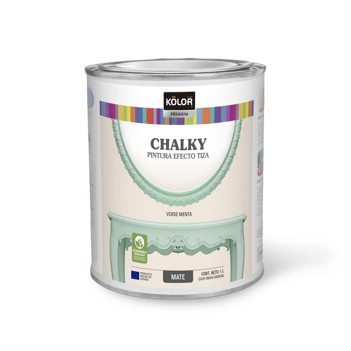 KOLOR - Kolor Chalky Brush Verde Menta 1L