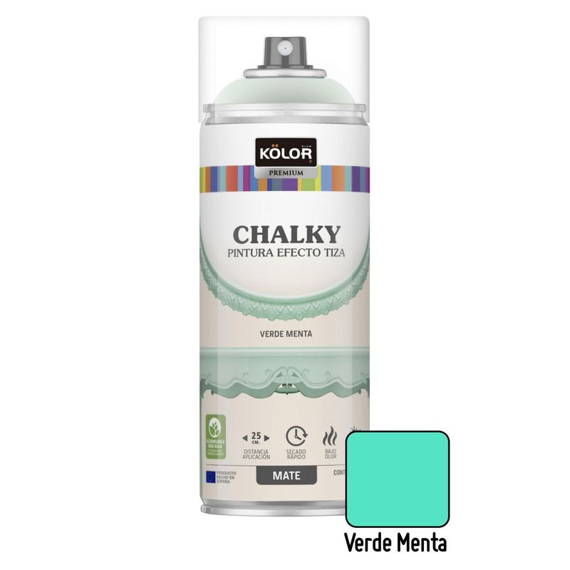 KOLOR - Kolor Chalky Spray Verde Menta 400Ml
