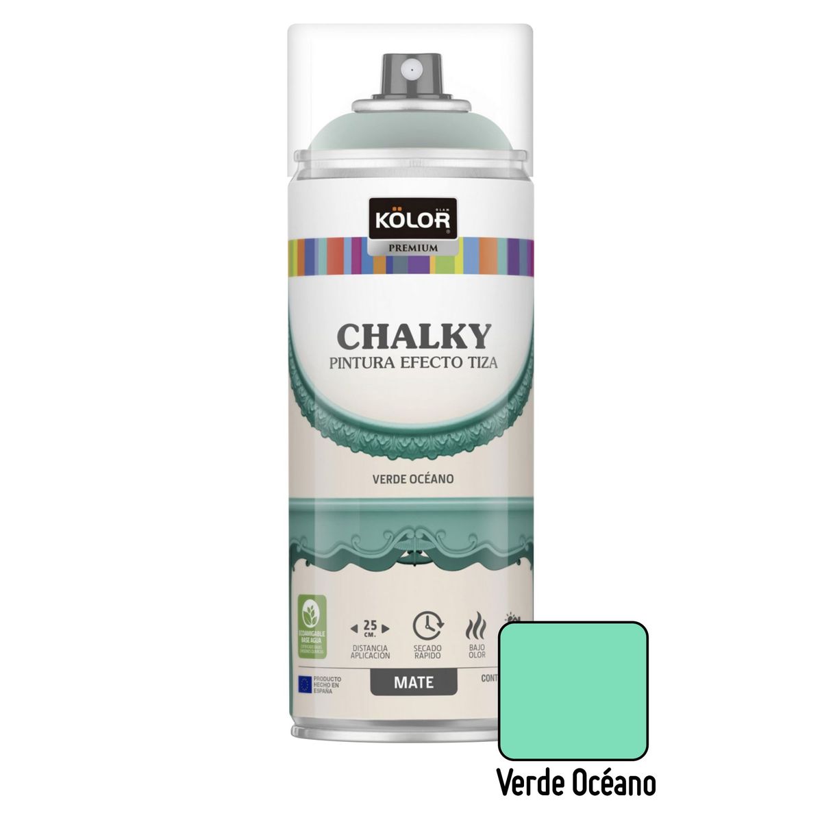 KOLOR - Kolor Chalky Spray Verde Océano 400ml
